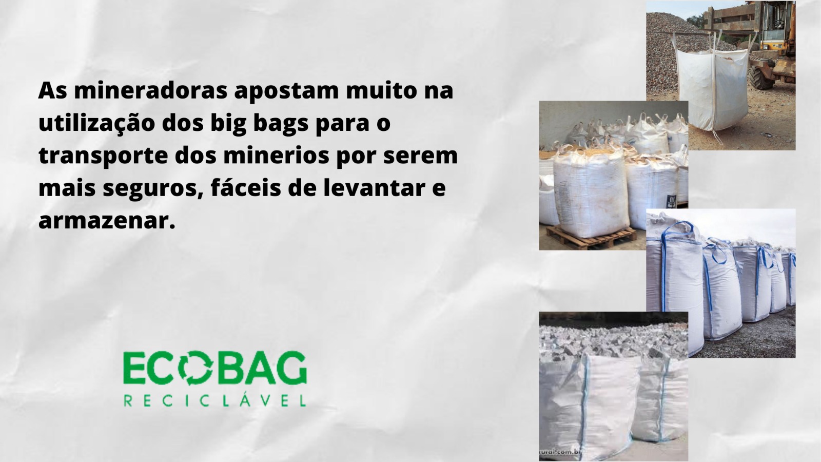 Bigbag alta qualidade para transporte